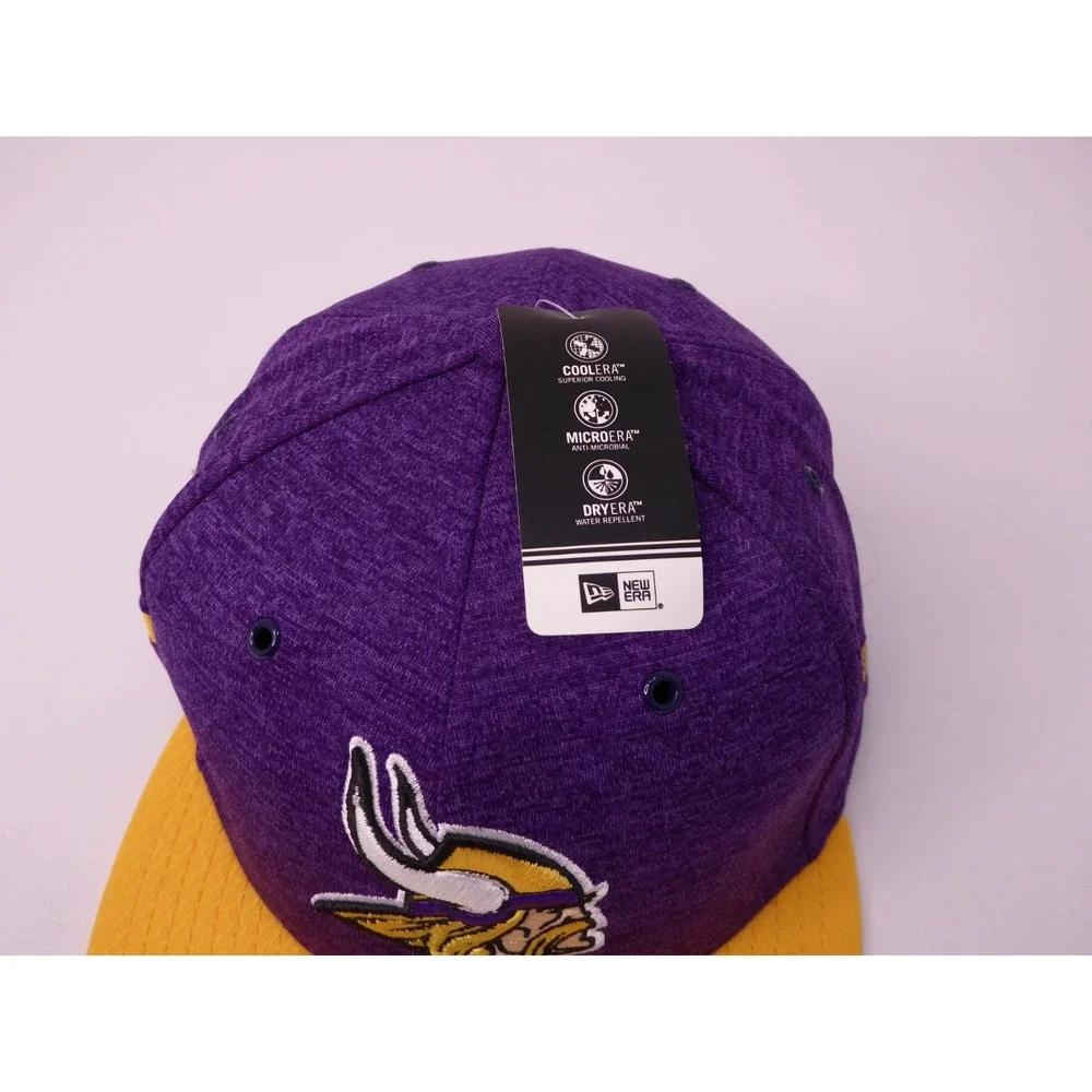 NWT New Era 59 Fifty NFL On Field Minnesota Vikings Sample Fitted Hat Cap 7 1/2